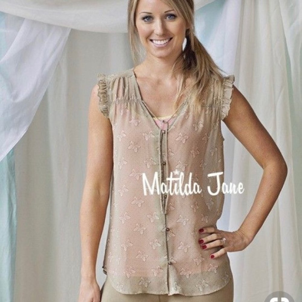 Matilda Jane Monarch Top - Size Small